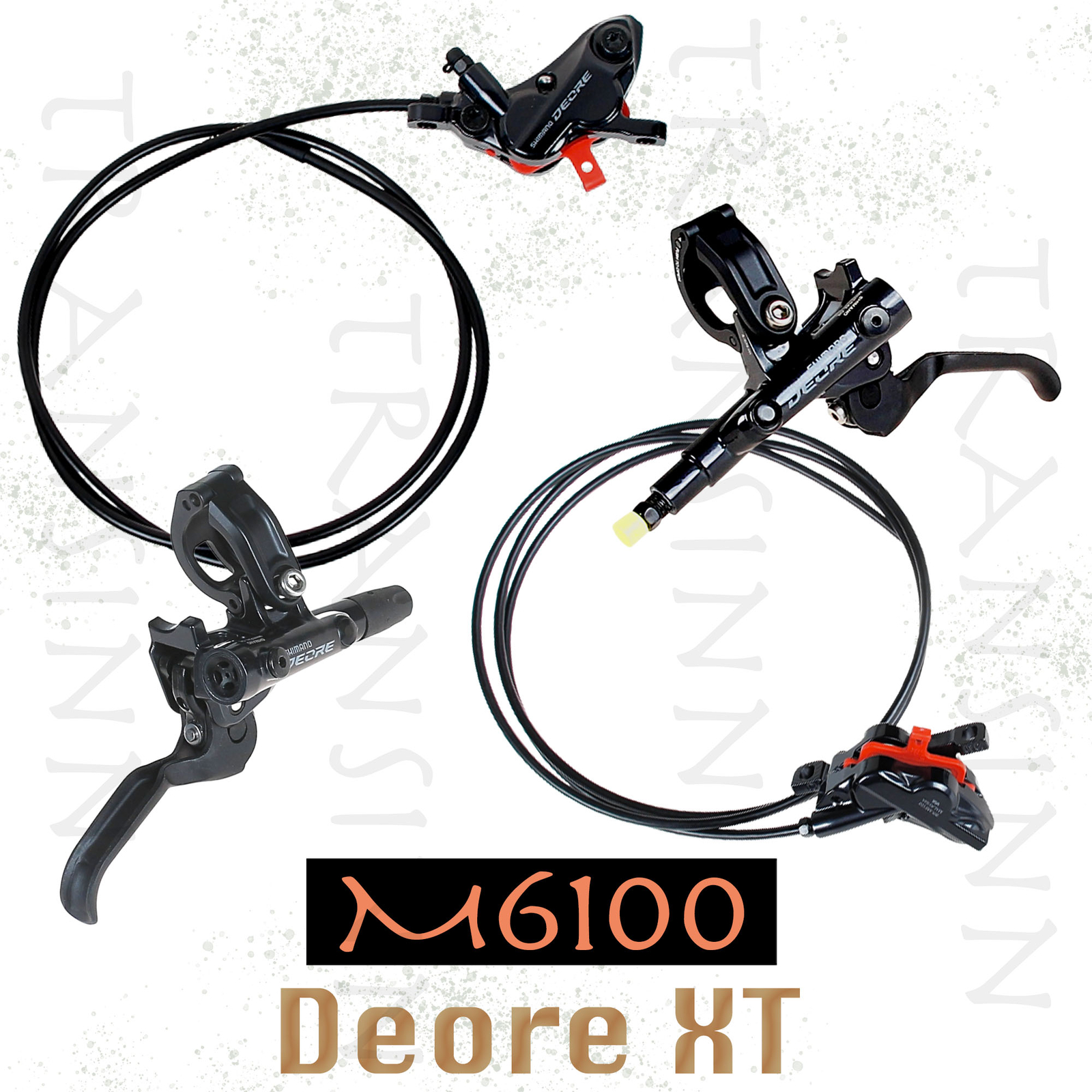Shimano Deore BL-M6100+BR-M6120 Enduro/Trail Hydraulic Disc Brake /J-Kit Set New