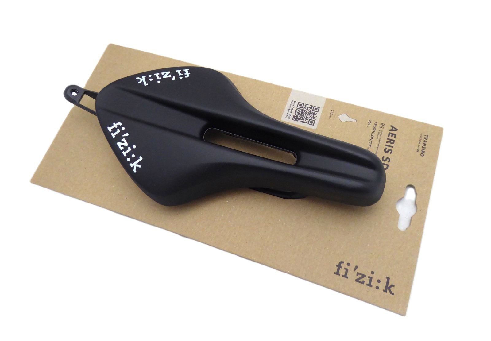 Fizik Transiro Aeris Short Distance R5 Saddle – Alloy, 135mm, Black