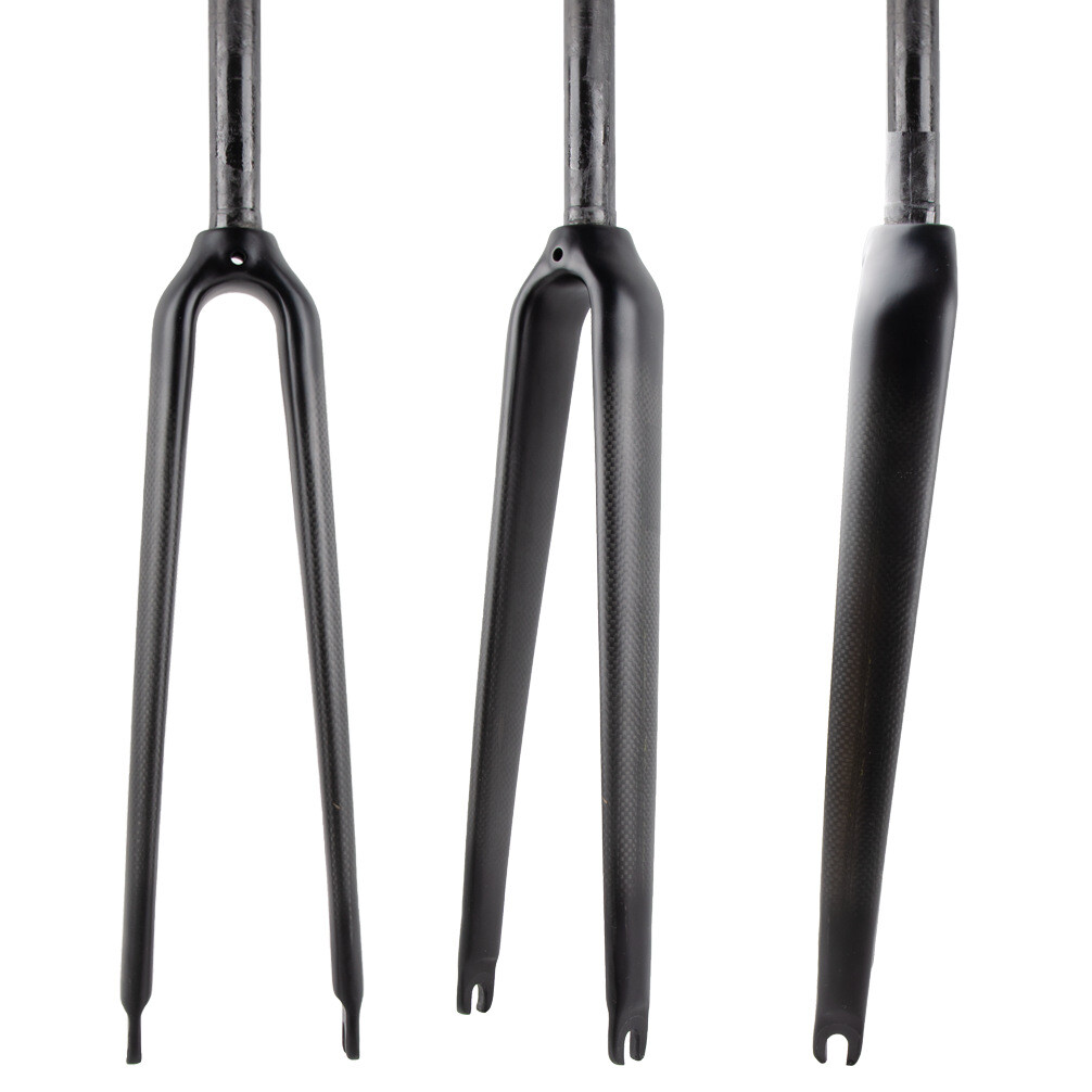 700C bicycle 1 Inch 25.4 mm Road Bike Carbon fiber 1″ Steerer Tube Rigid Fork