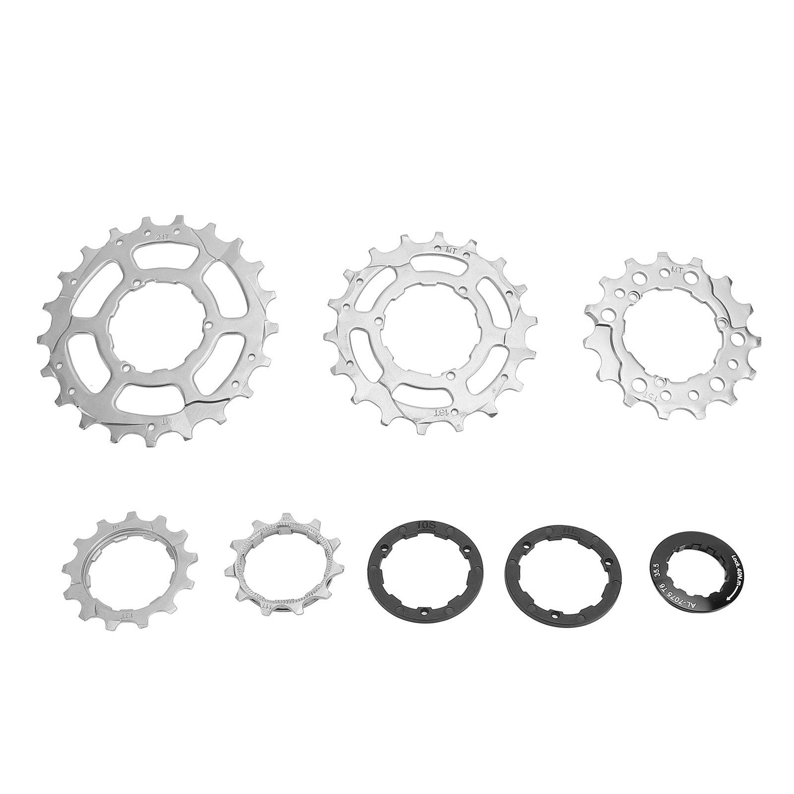5 Speed Bike Cassette Stainless Steel Aluminum Alloy Smooth Cycling Bike Fl TTAH