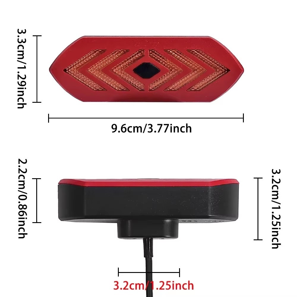 For Xiaomi M365/1S/Pro/Mi3/Lite/Ninebot Max G30 E-Scooter Rear Signal Tail Light