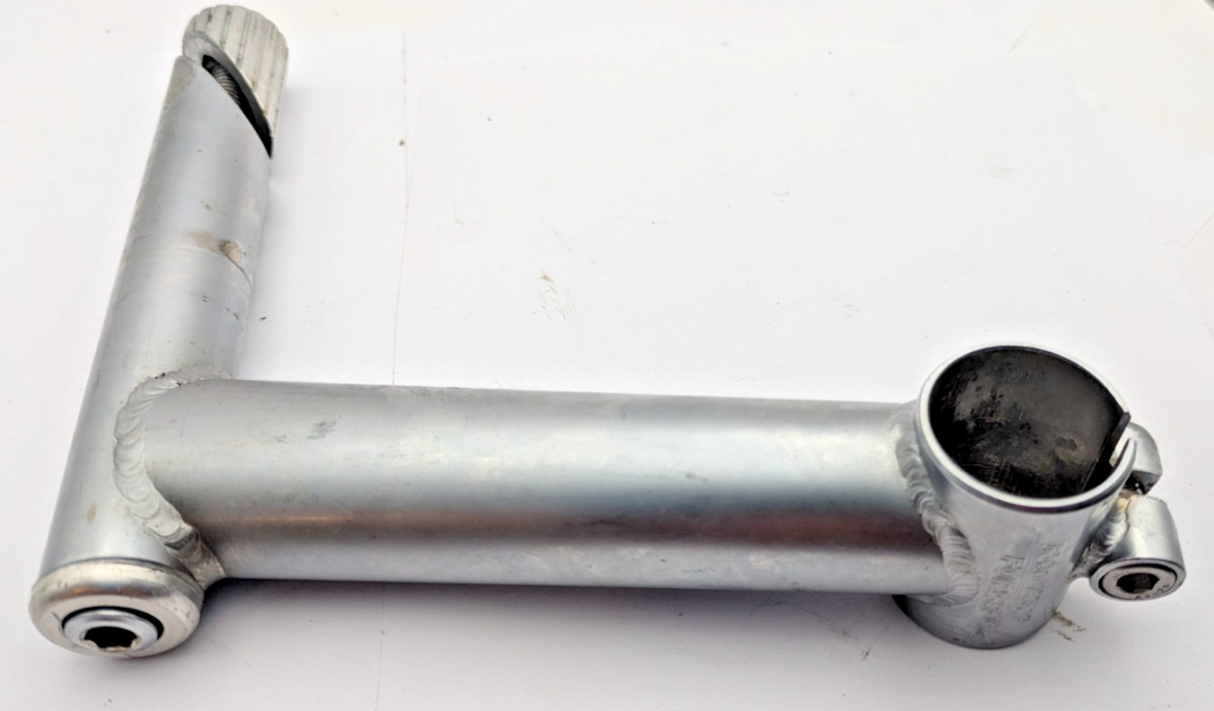 NITTO RITCHEY FORCE 22.2 QUILL STEM 25.4 CLAMP 130MM REACH SILVER CHROMOLY CRMO