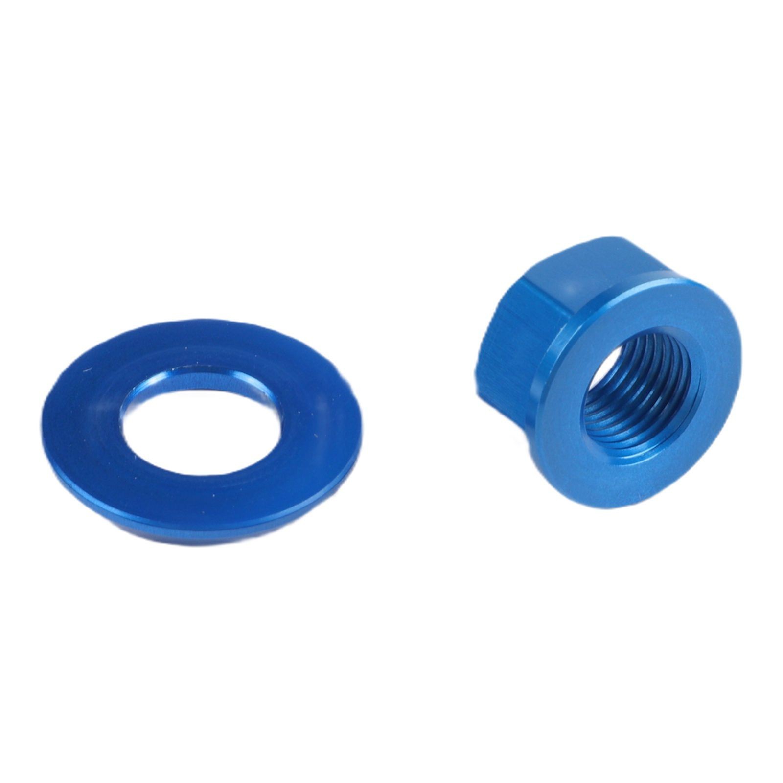 Aluminum Alloy Nuts For Bike Assembly 2pcs Package 7075 Aluminum Alloy Material
