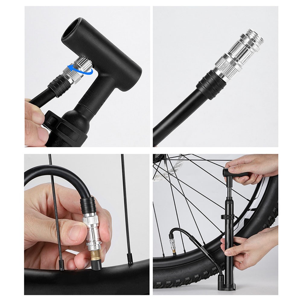 Portable Bike Pump with 120PSI Capability for Road and Mountain Biking