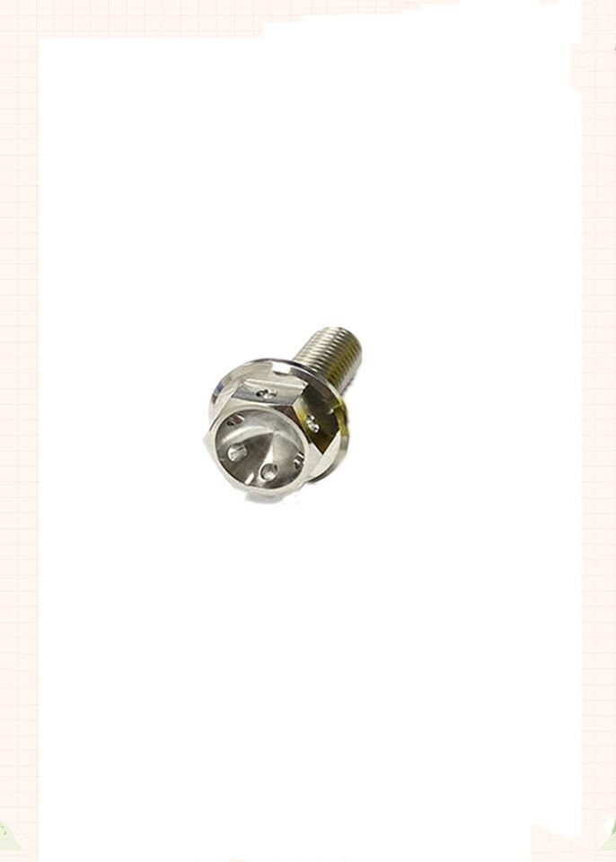 M10 X1.25mm/1.5mm Titanium Bolt Hex Flange Screw 20 25 30 35 40 50 55 70 80 90mm