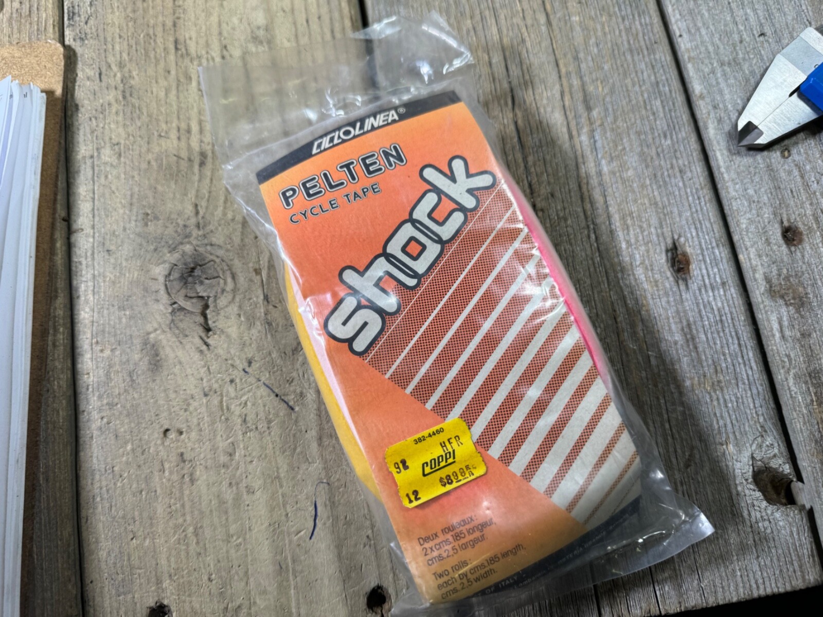 PELTEN Shock Bar Tape Ciclolinea Handlebar Tape Vintage Bike Bicycle NOS Pink