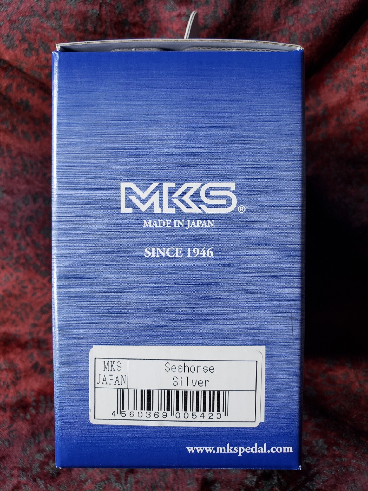 MKS Seahorse Pedals 9/16″ Silver NEW in Package