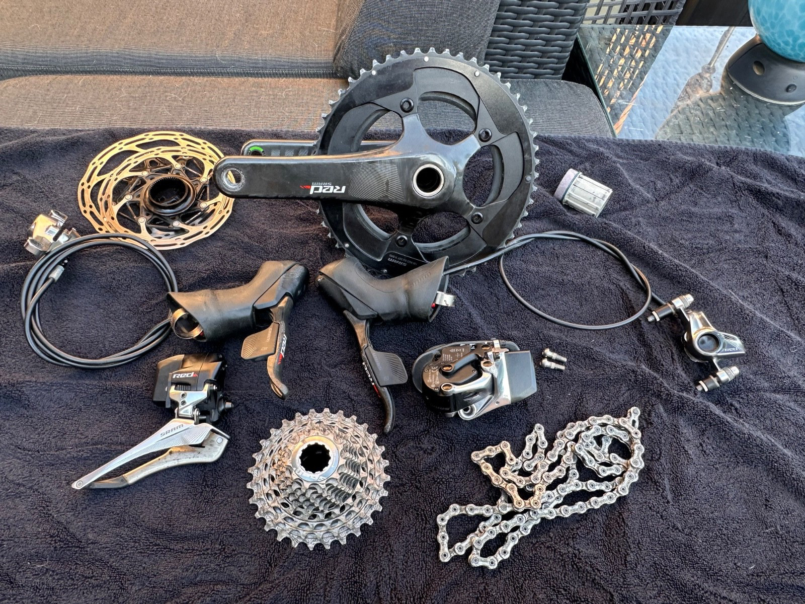 SRAM Red eTap HRD 11 Speed Wireless Electronic Hydraulic Disc Groupset