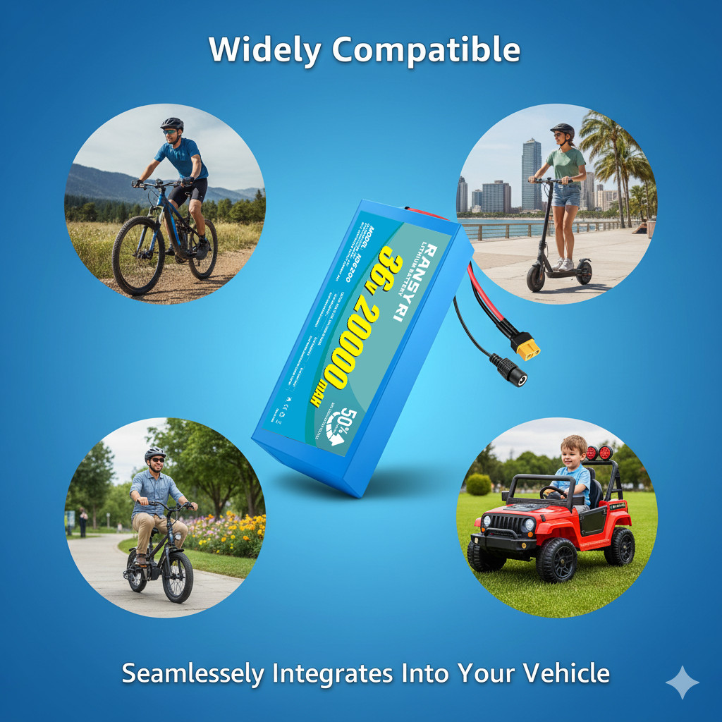 New 36V 20ah battery