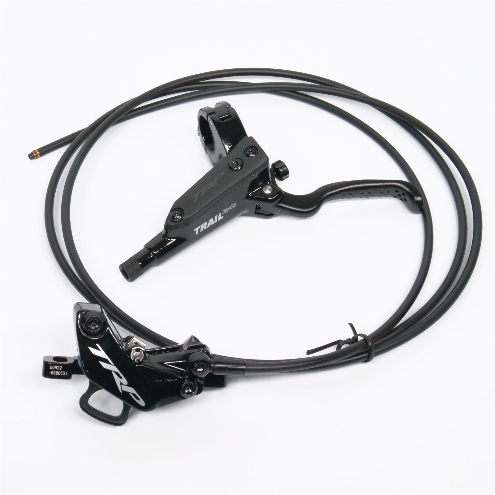 TRP Trail EVO Hydraulic Disc Brake Left Lever+Caliper 4 Piston Post Mount MTB