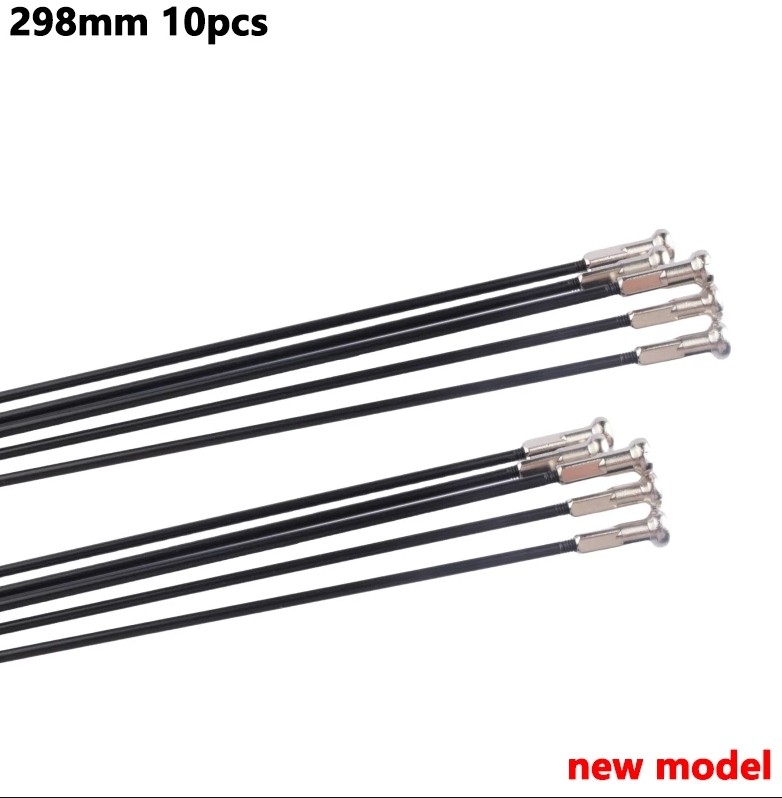 10pcs Spoke Straight Flat Spokes With Spoke Cap For MAVIC CR AK EQ Wheelset Bike