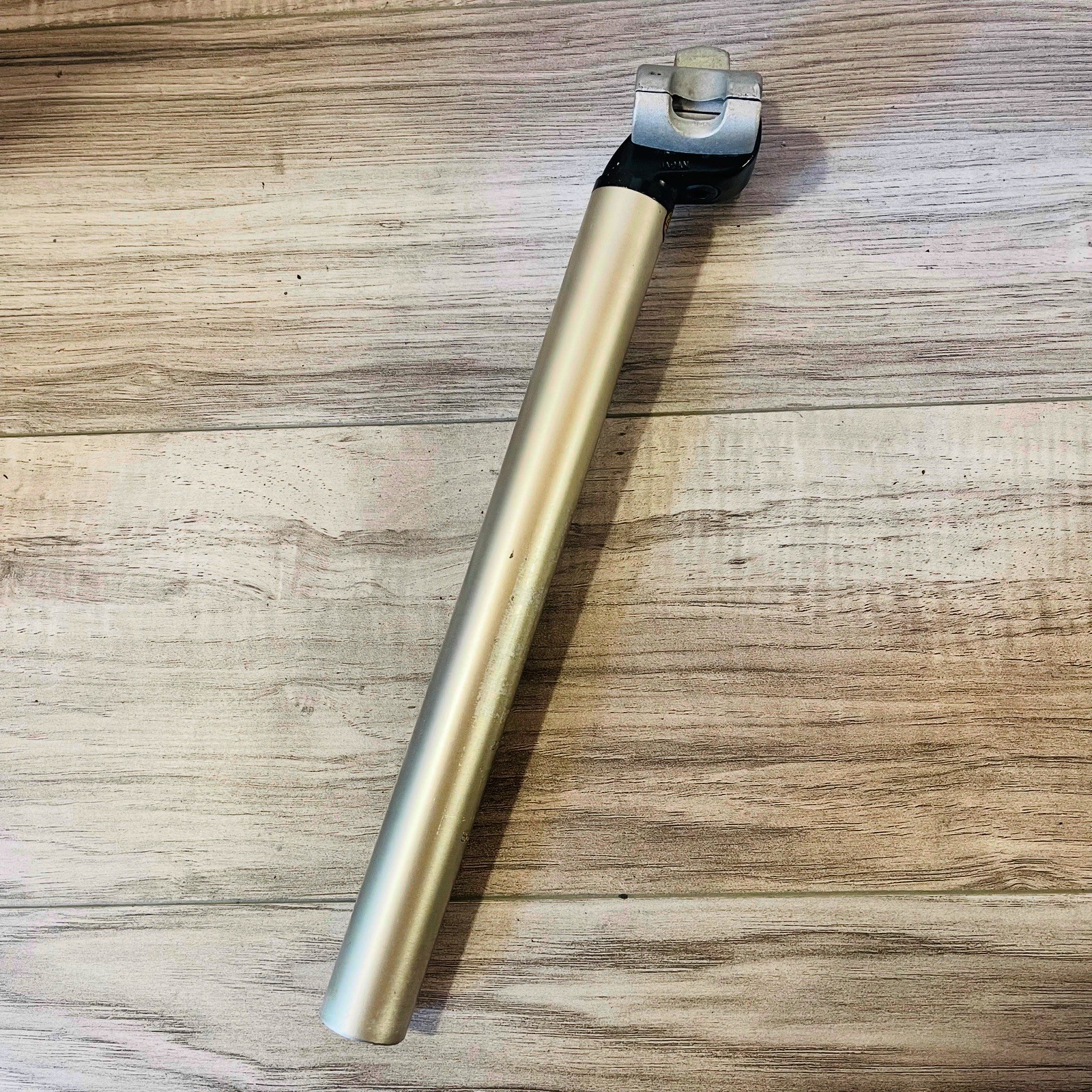 Vintage Strong Seatpost Super Hard Anodized 27.2 340 Matte Gold