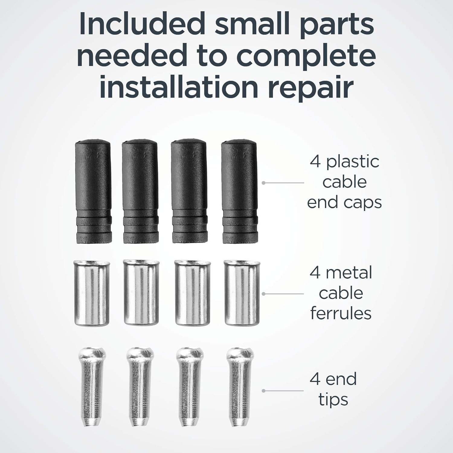 Bike Brake and Derailleur Cable Repair Set, Bicycle Tune Up, Bike Acces