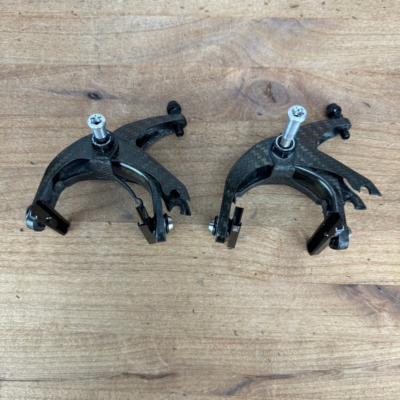 Rare! ax-lightness Orion SL Carbon Center-Mount Rim Brake Calipers 105 Grams!