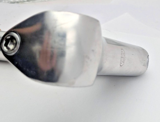 SR ROYAL FORGED QUILL STEM JAPAN 22.2 CLAMP 25.4MM 80MM SILVER ALUMINUM SAKAE