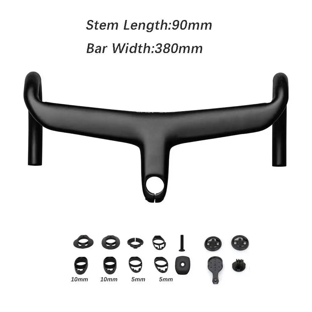 SL8 Carbon Bent Bar Internal Cable Routing SL7 Road Bike Drop Bar with Spacer