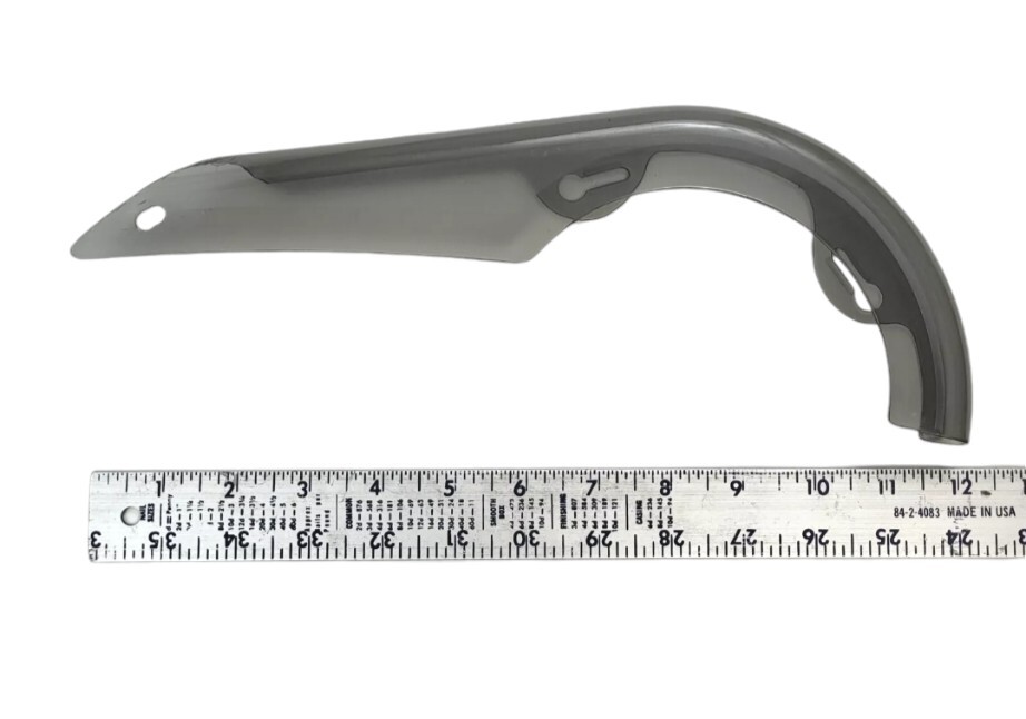 SE Racing BMX Chain Guard. 12″ Long. Smoke Gray Plastic. Small Kid’s Bikes