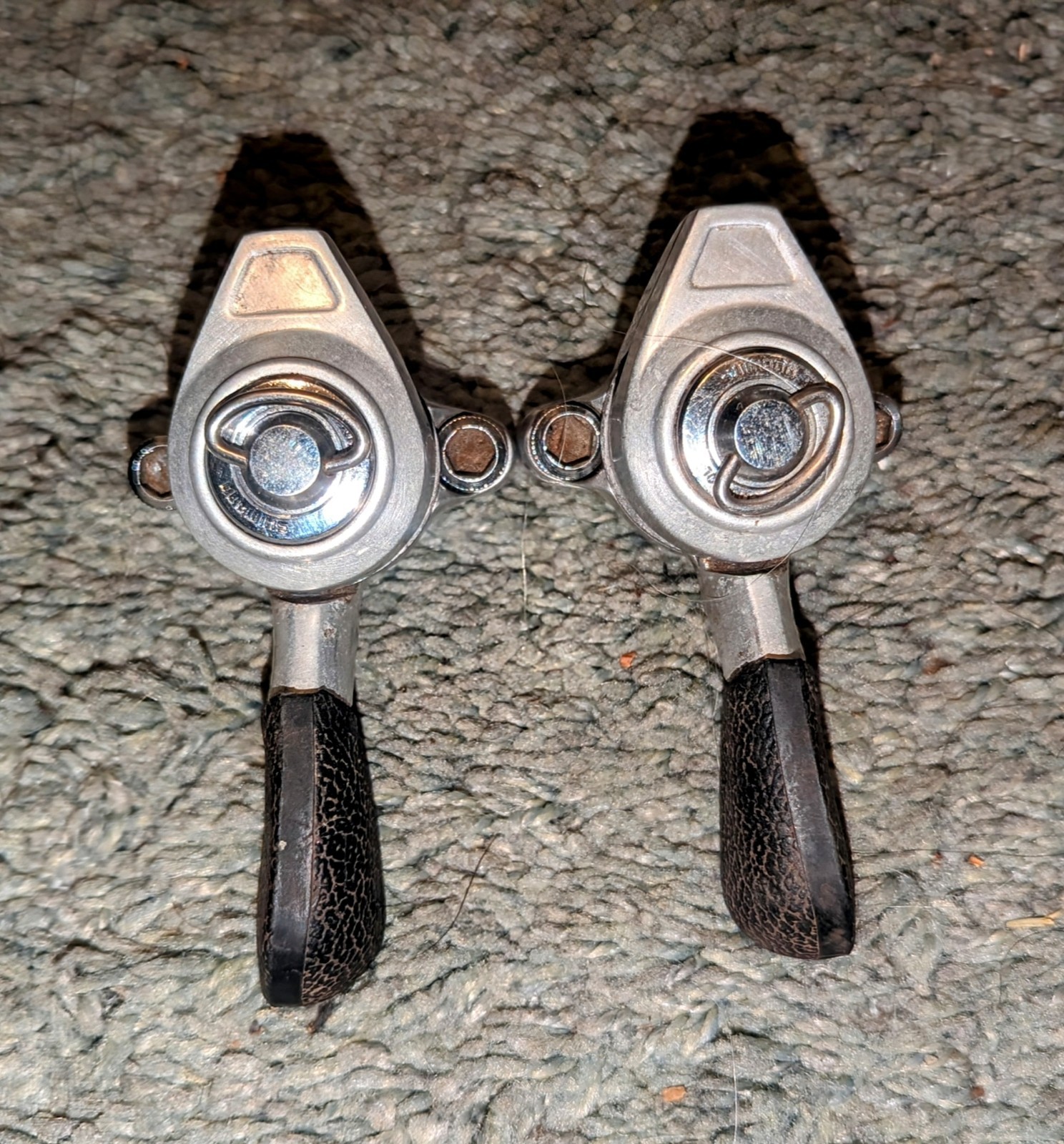VINTAGE SHIMANO DEER HEAD DEORE XT THUMB SHIFTERS SL-M700 1980S MTB