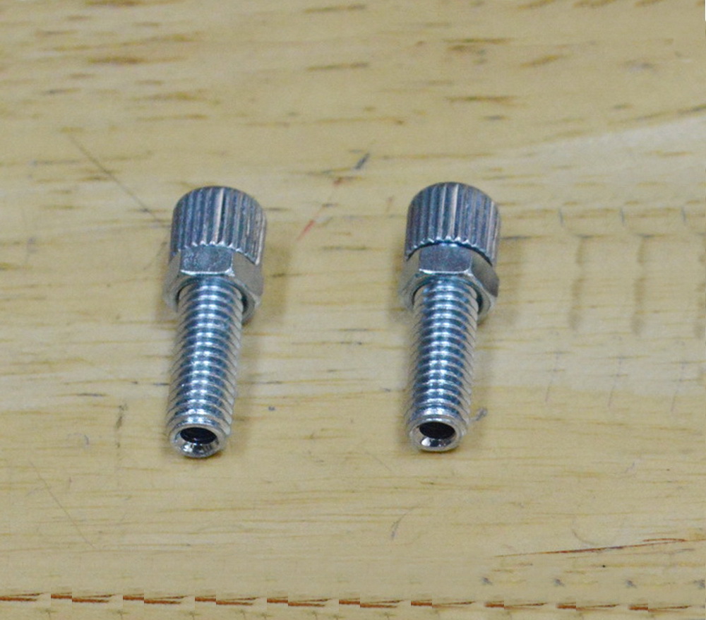 TWO [2] – 6MM Alloy Bicycle Caliper Brake Barrel Adjuster – Silver 6 x 18mm