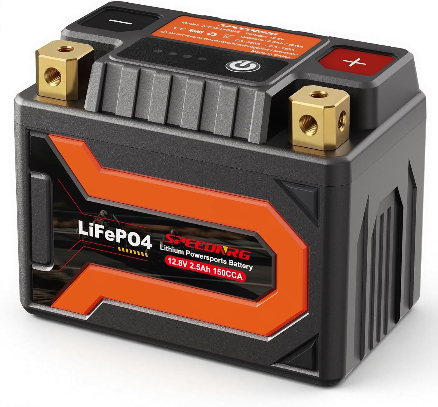 Lithium Motorcycle Battery YTX4L-BS / YTZ5S-BS, 12.8V 2.5Ah YTX4L-BS 2.5Ah