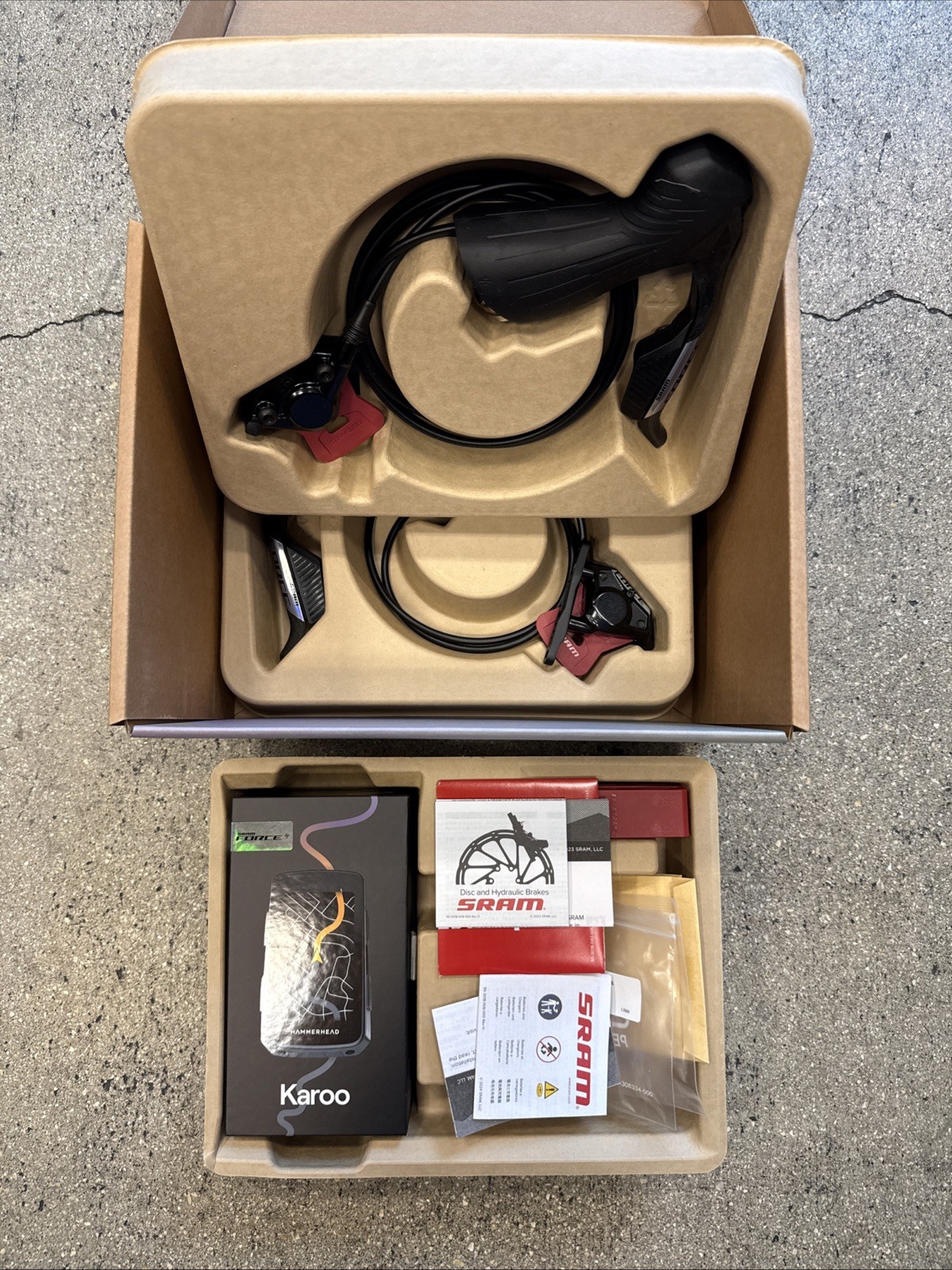 SRAM Force eTap AXS Upgrade Kit – Right and Left HRD Shift/Brake Levers, Flat