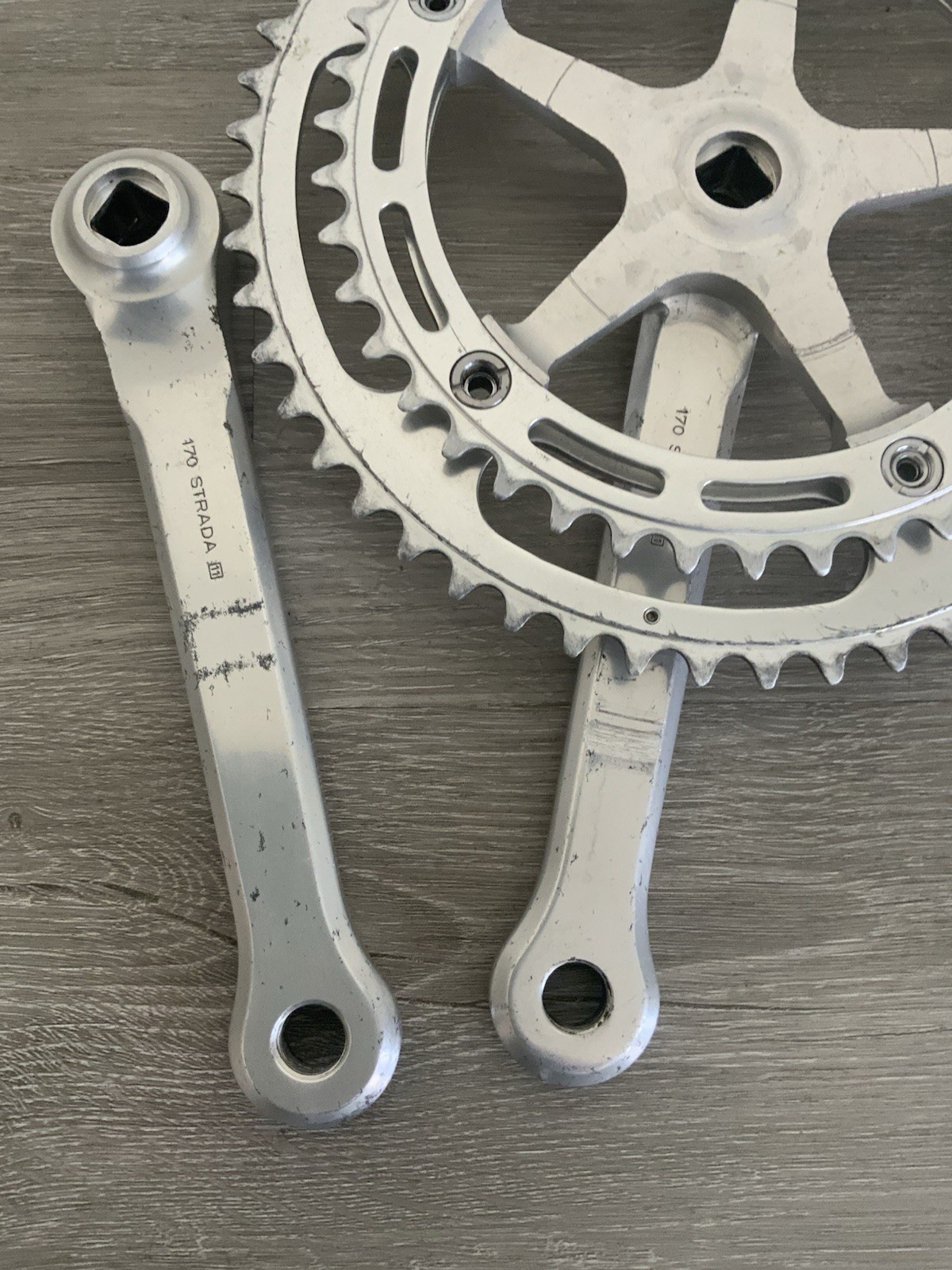 CAMPAGNOLO RECORD CRANKSET DOUBLE 52-42 TOOTH 170 MM ARMS