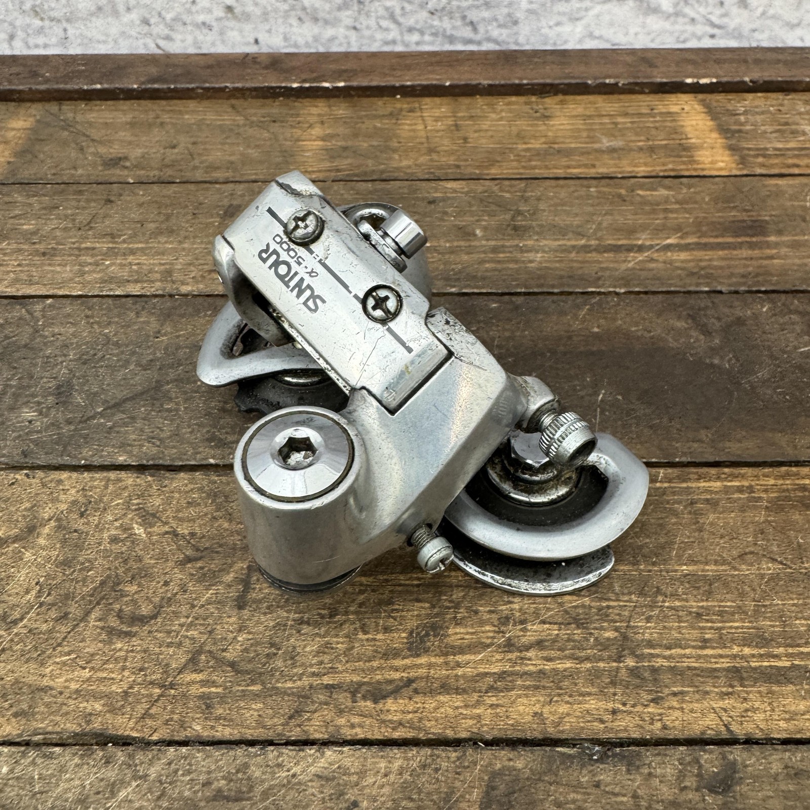 Vintage SunTour Alpha-5000 Rear Derailleur Road Bike Short Cage 275g Silver