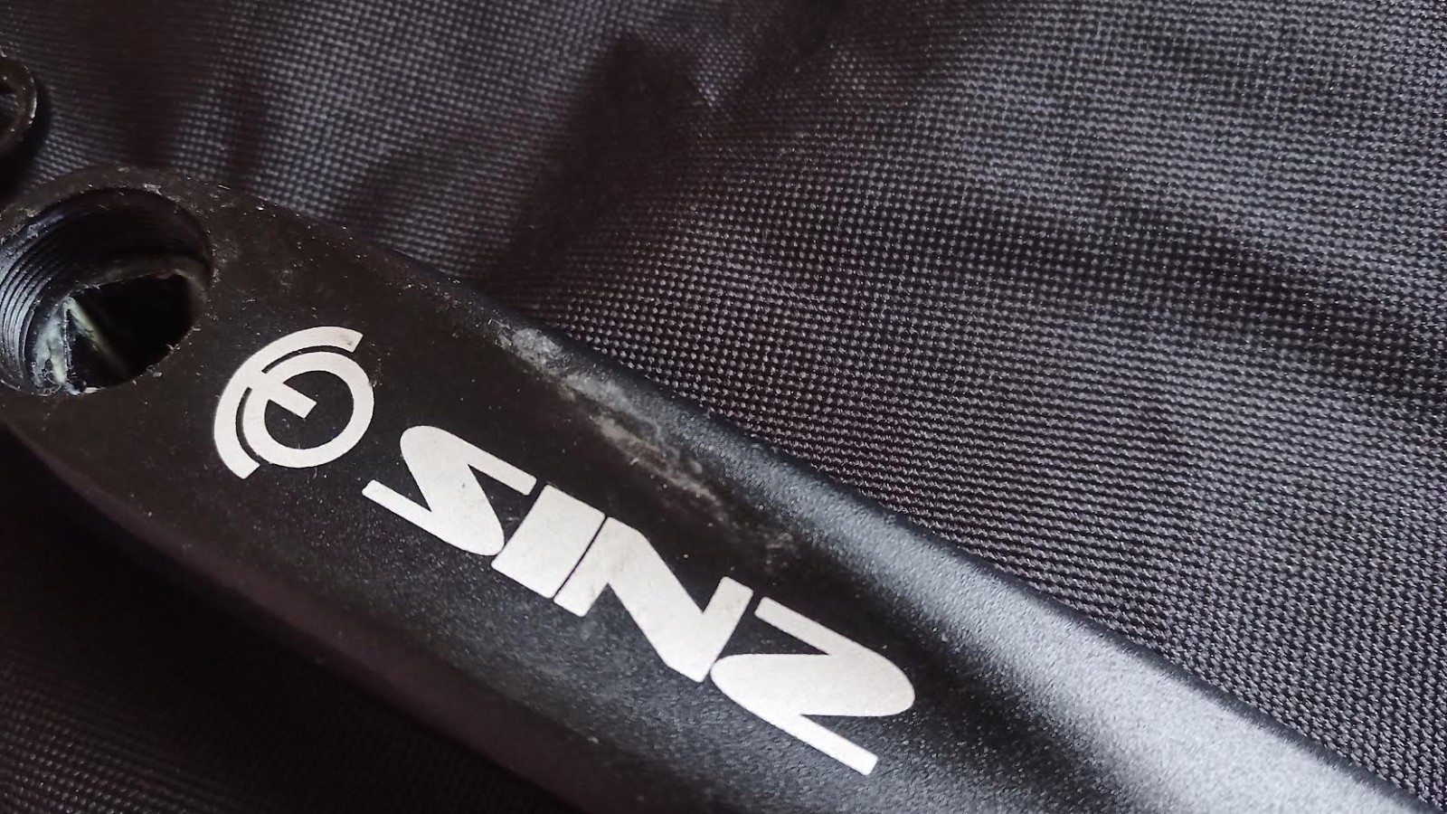 SINZ bmx 155mm crankset black 110bcd
