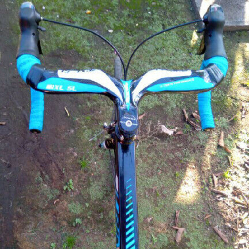 1-1/8″ Carbon Bicycle Integrated Handlebar Racing Drop Handle Bars 400/420/440mm