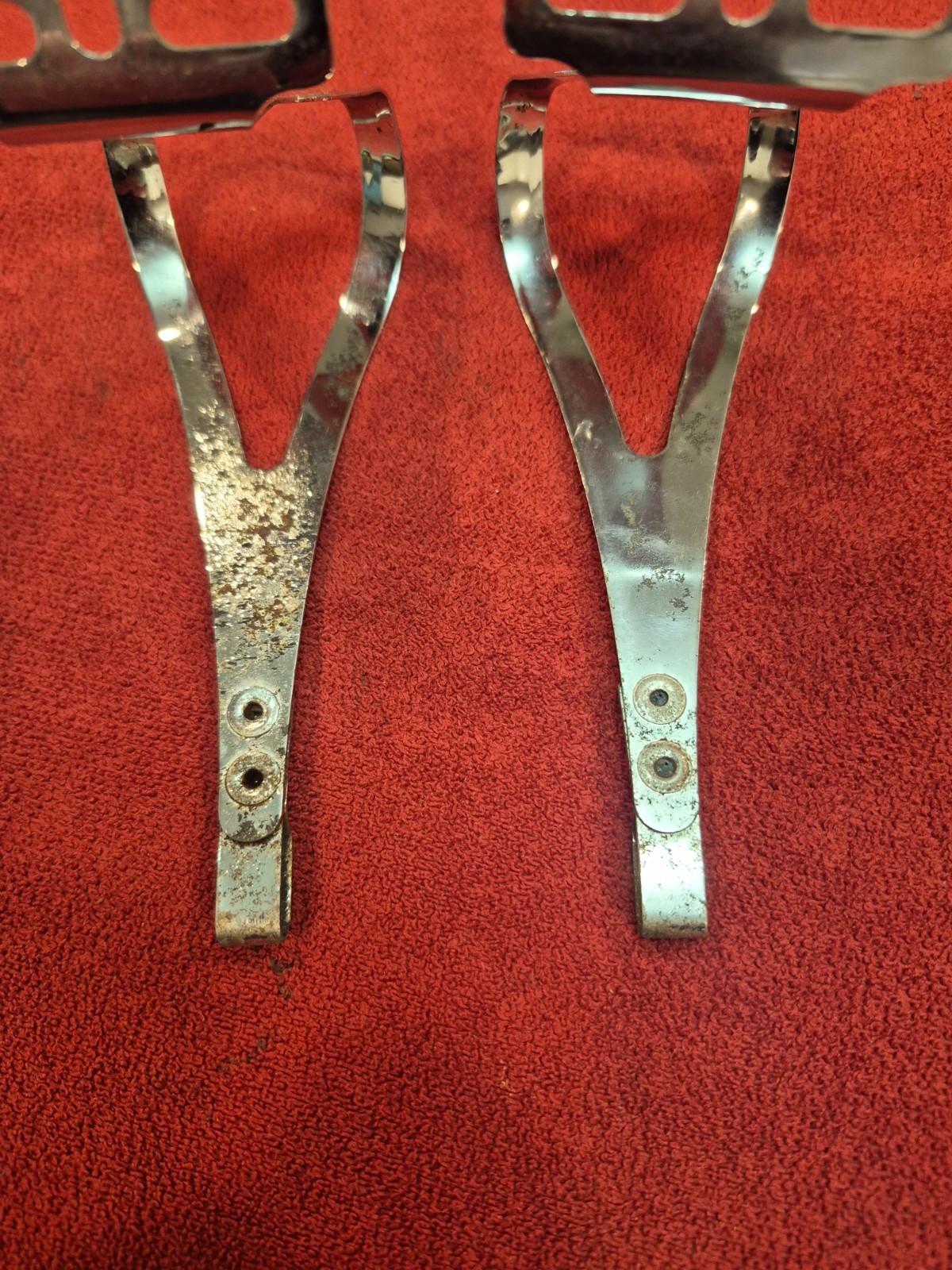 Vintage AVOCET Steel Toe Clips – Size Large – Made in Italy
