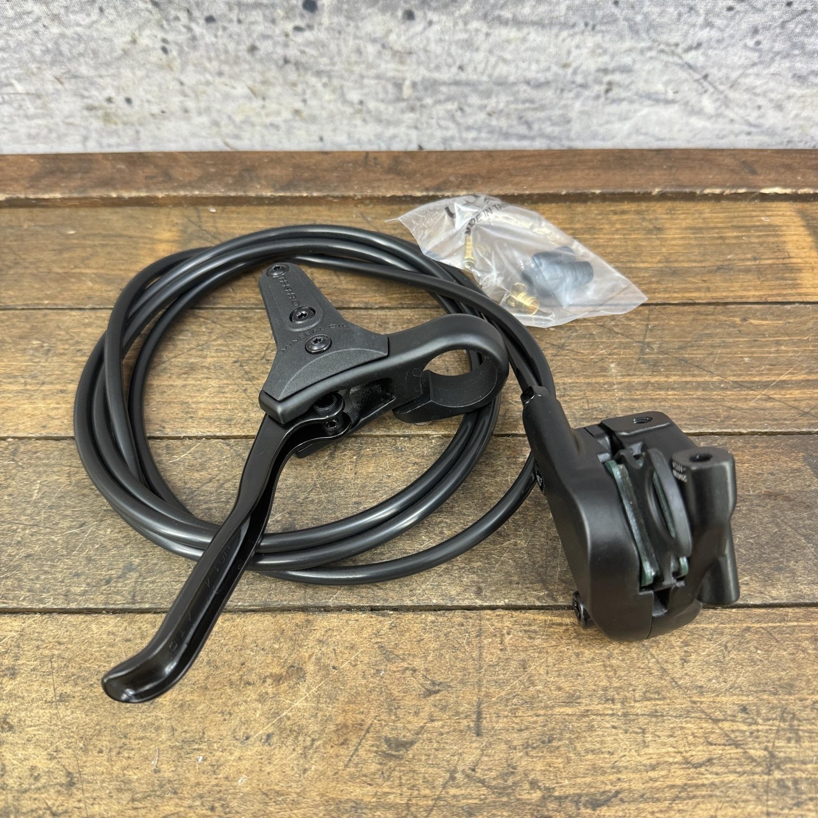 Tektro Hydraulic Disc Brake Lever Caliper Left Front NOS Mineral Oil Hydraulic