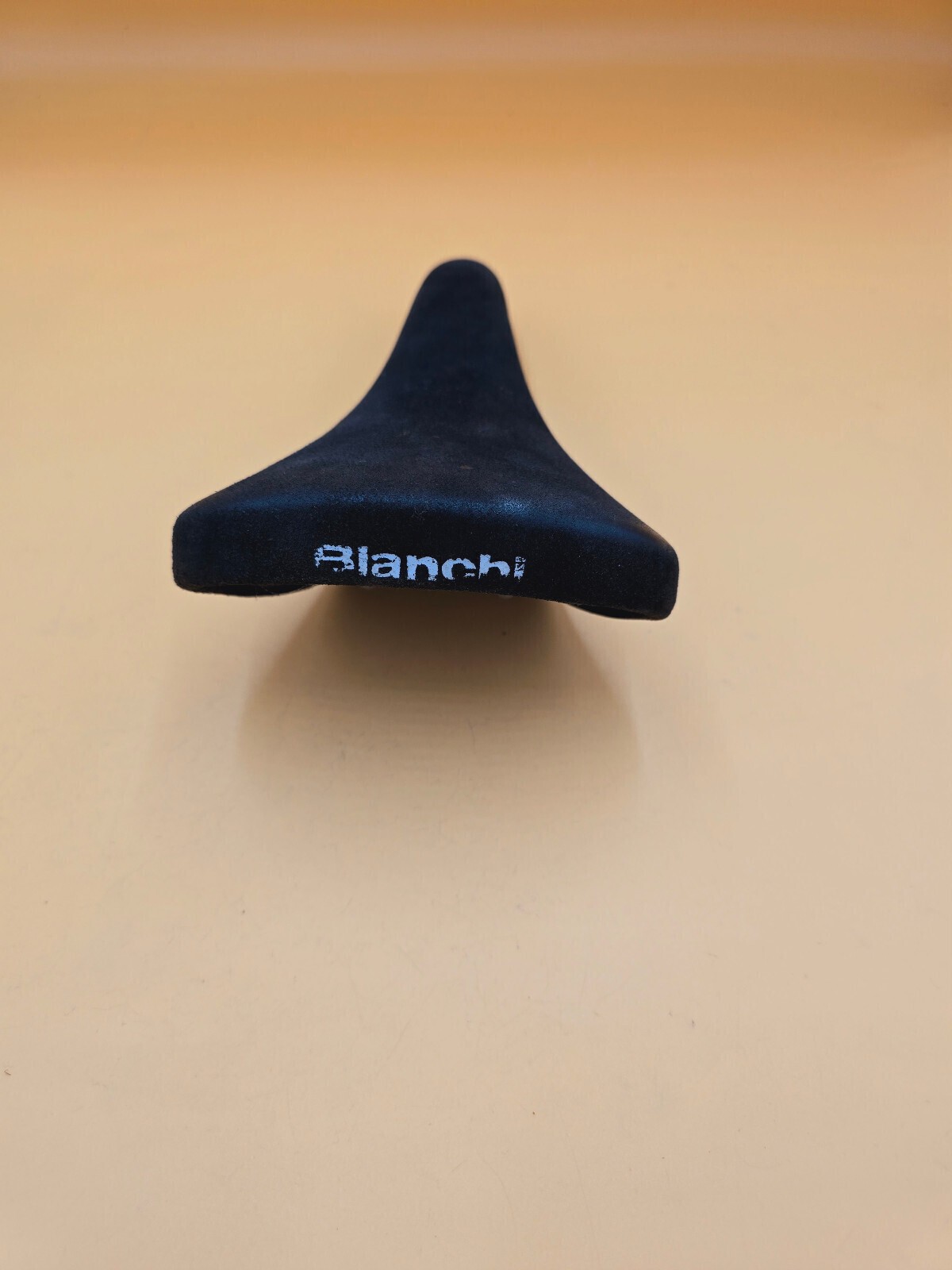 Saddle Selle Italia Bianchi Suede (Imitation?) black saddle vintage retro
