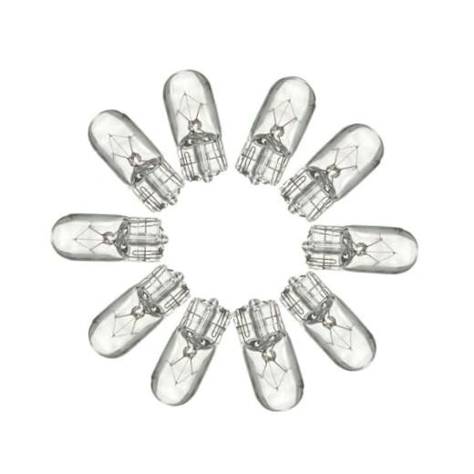 10Pcs DC 70V T10 3W 4300K 501 194 W5W W2.1×9.5d 70V Bulbs for Electric