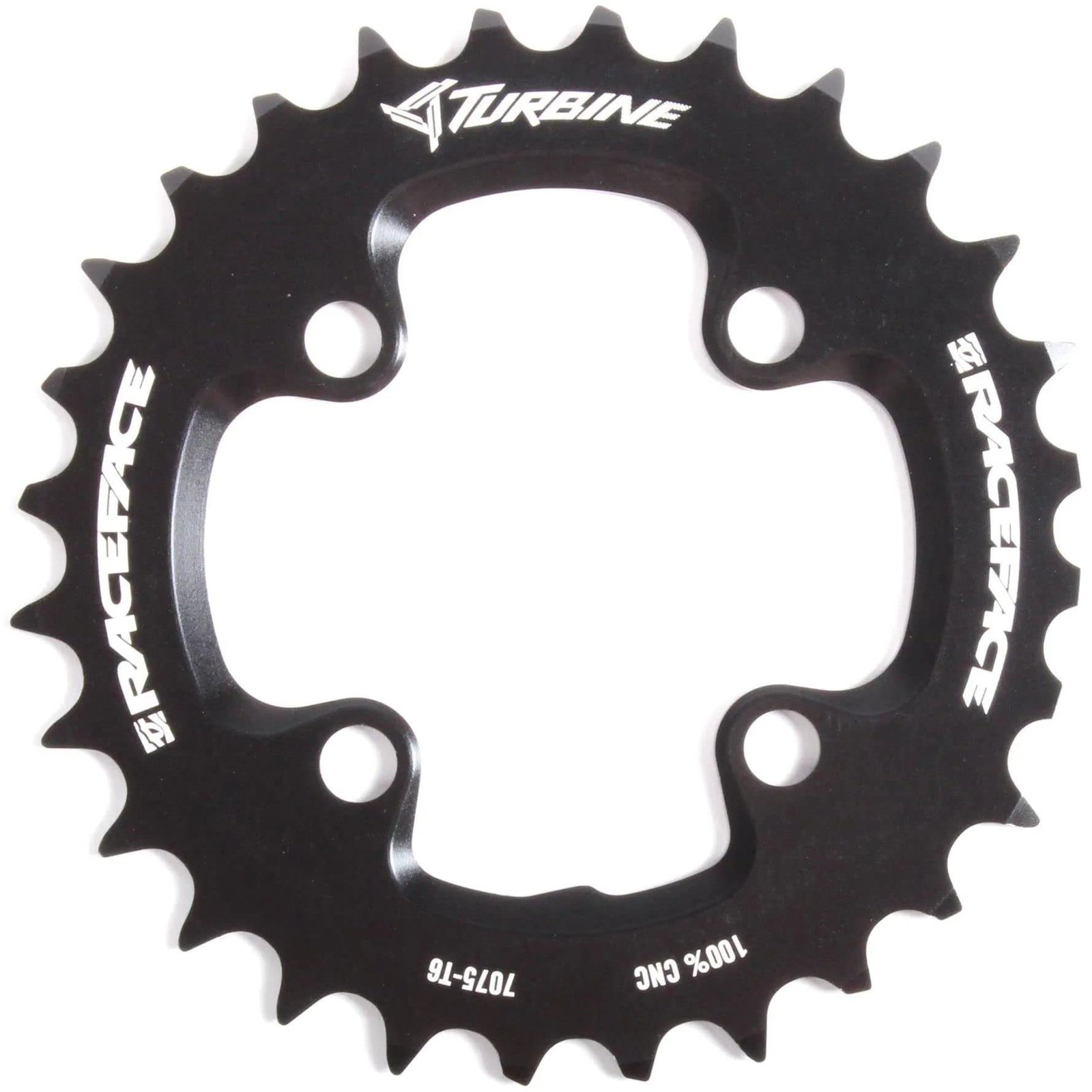 Race Face Turbine 11-Speed Chainring Black, 64Mm Bcd, 28T 64mm BCD, 28t, Black