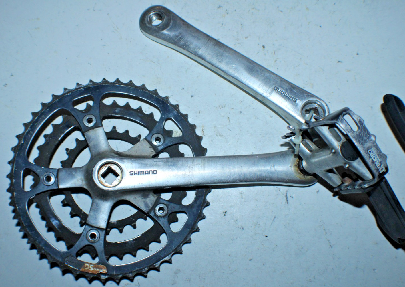 Shimano Triple Crankset Silver/Black FC-M730 175mm 46/36/24T BCD104/74 Ships USA