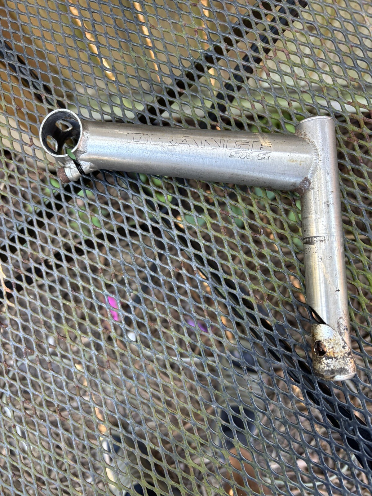 Orange SK8 Vintage Mountain Bike Stem
