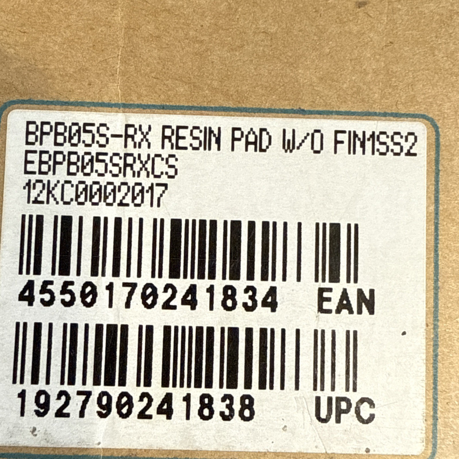 2x Shimano B05S-RX Resin Disc Brake Pads w/o Fins – see images for fit [ssg]