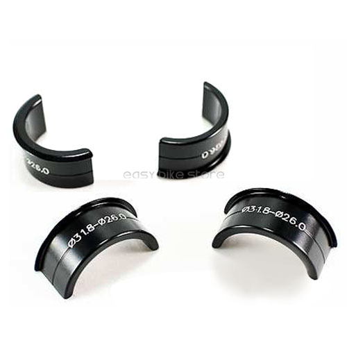 cycling Handlebar Shim 26mm Handlebar to 31.8mm Stem BIKE adjust easybike