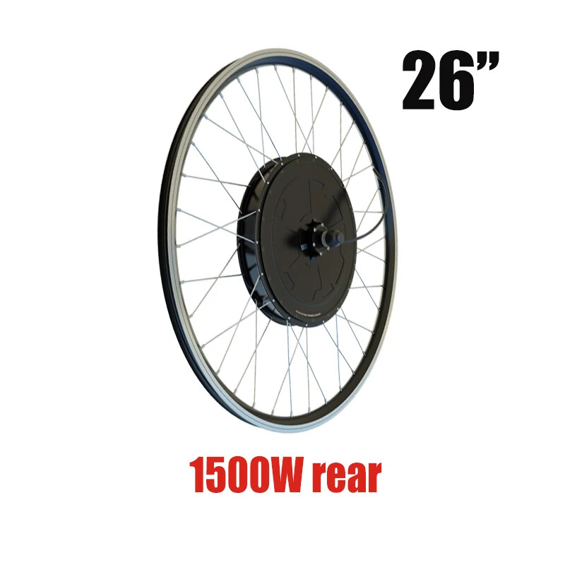 26»27.5»700C 48V 1500/2000W Electric Bike Brushless Gearless Hub Motor Wheel