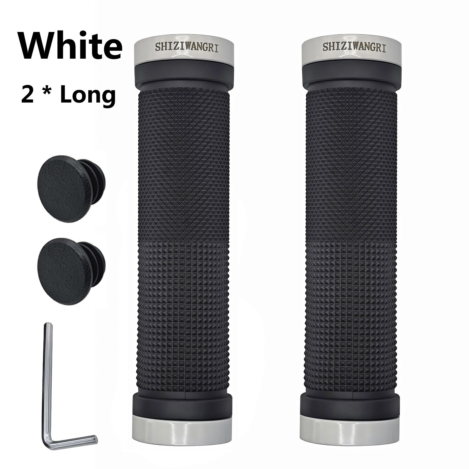 SHIZIWANGRI MTB Bike Grips Ergonomic Rubber Anti Skid Handlebar Covers