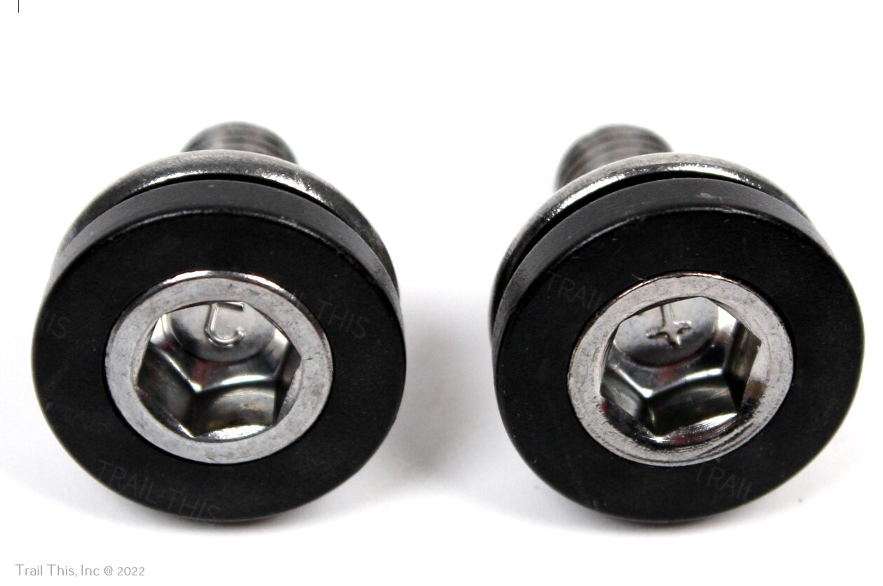(2) x 8mm x 15mm Hex Bike Crank Arm Fixing Bolts for Square Taper Bottom Bracket