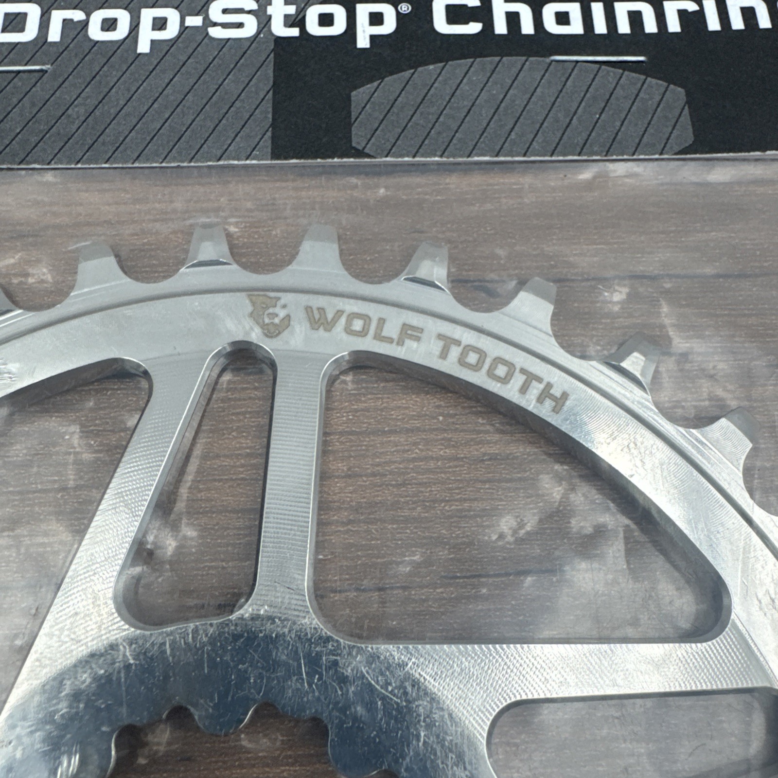 Wolf Tooth Components SILVER 34t SRAM Drop Stop ST Boost 3mm Chainring