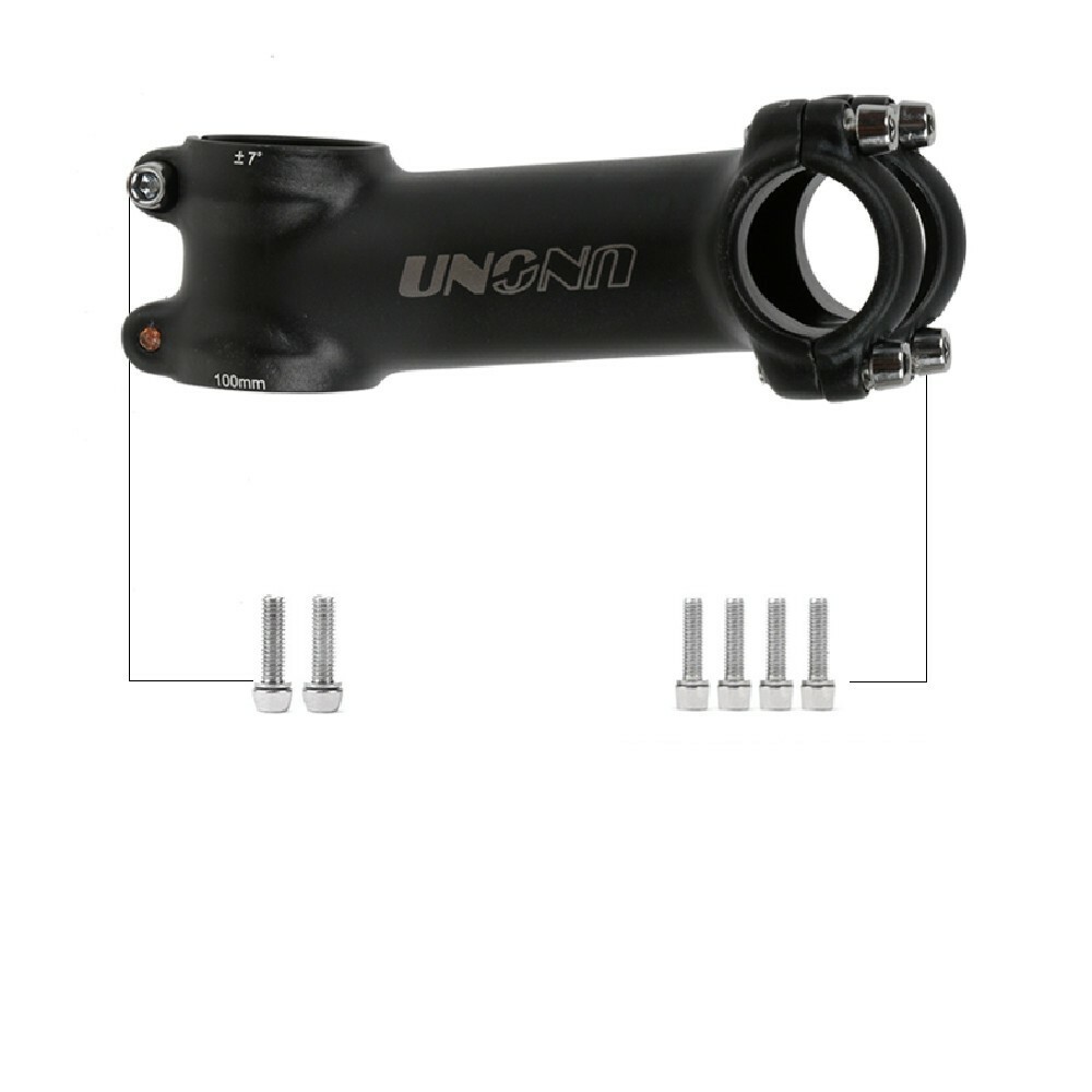 UNO Bike Stems MTB Road 31.8mm Bicycle Handlebar Stem 7 / 17 Degree 60-130mm