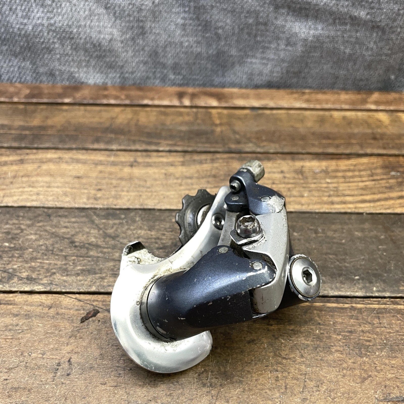 Vintage SunTour GPX Rear Derailleur Short Cage Hanger Silver Japan Road 220g