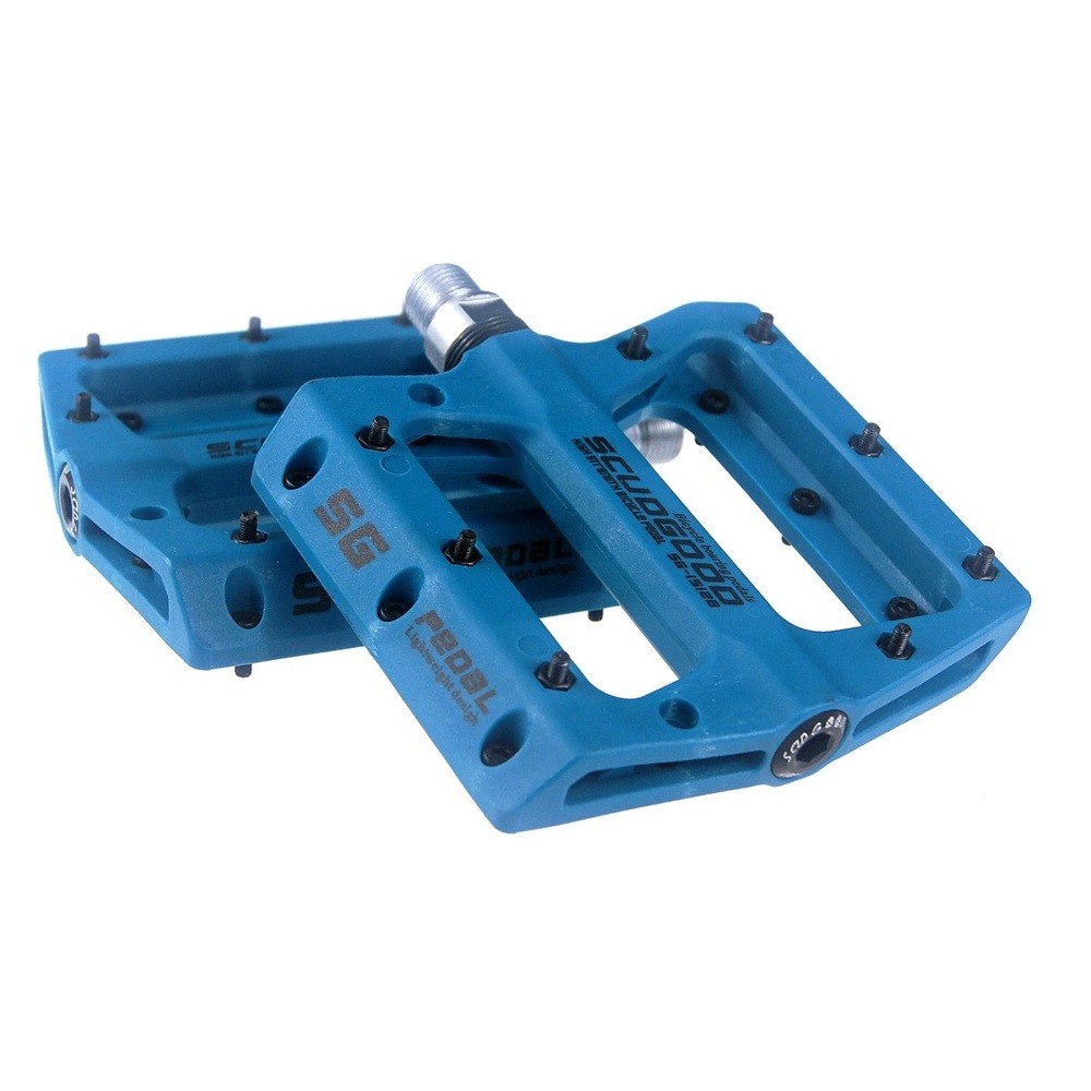 Nylon fiber Road MTB Mountain Bike Bicycle Pedal Bearing Flat Platform Pedals