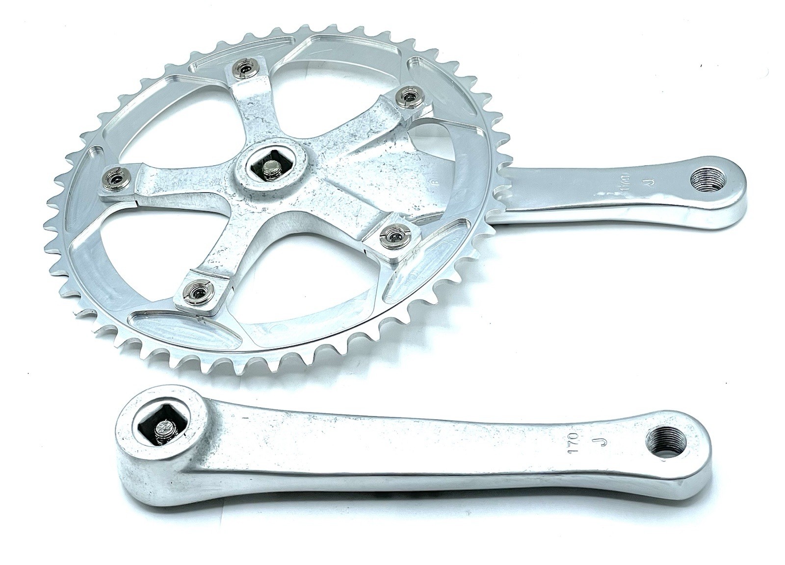 Stronglight Mygal Track Crank Set Track / Fixie 170mm / 46 Tooth 1/8” Chainring
