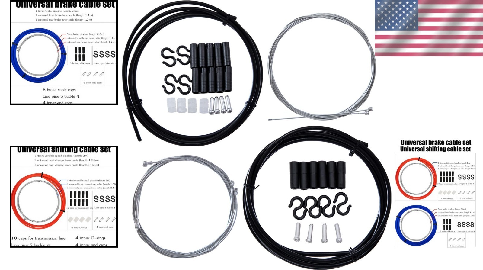 High-Carbon Steel Bike Cable Kit – Precision Performance & Safety Certified