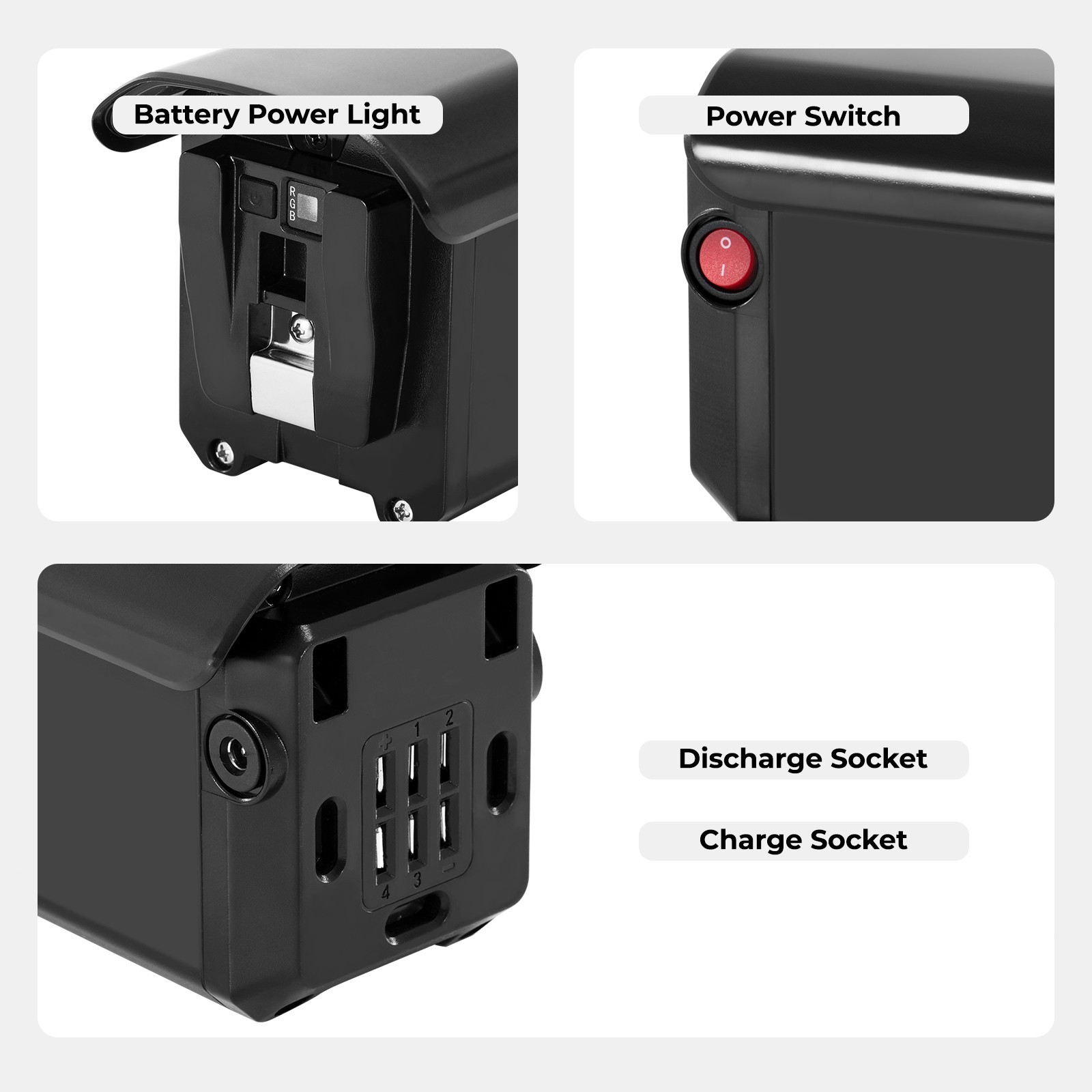 Horizon and Ranger-s Spare Ebike Battery 48V14Ah for Heybike Electric Bike