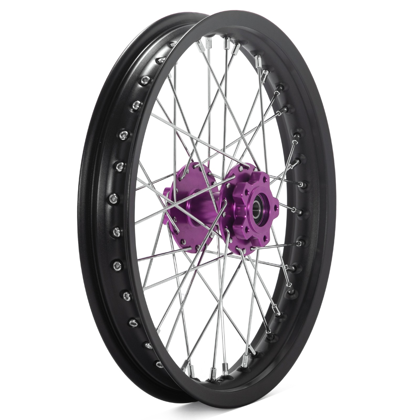 TARAZON 16″x1.85 Spoked Rear Wheel Purple Hub For SurRon Light Bee LBX Dirt Bike