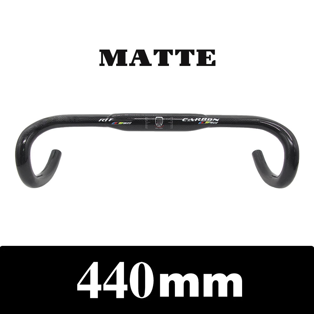 3K Full Carbon Fibre Road Bike Handlebar 31.8*380/400/420/440mm Bike Parts